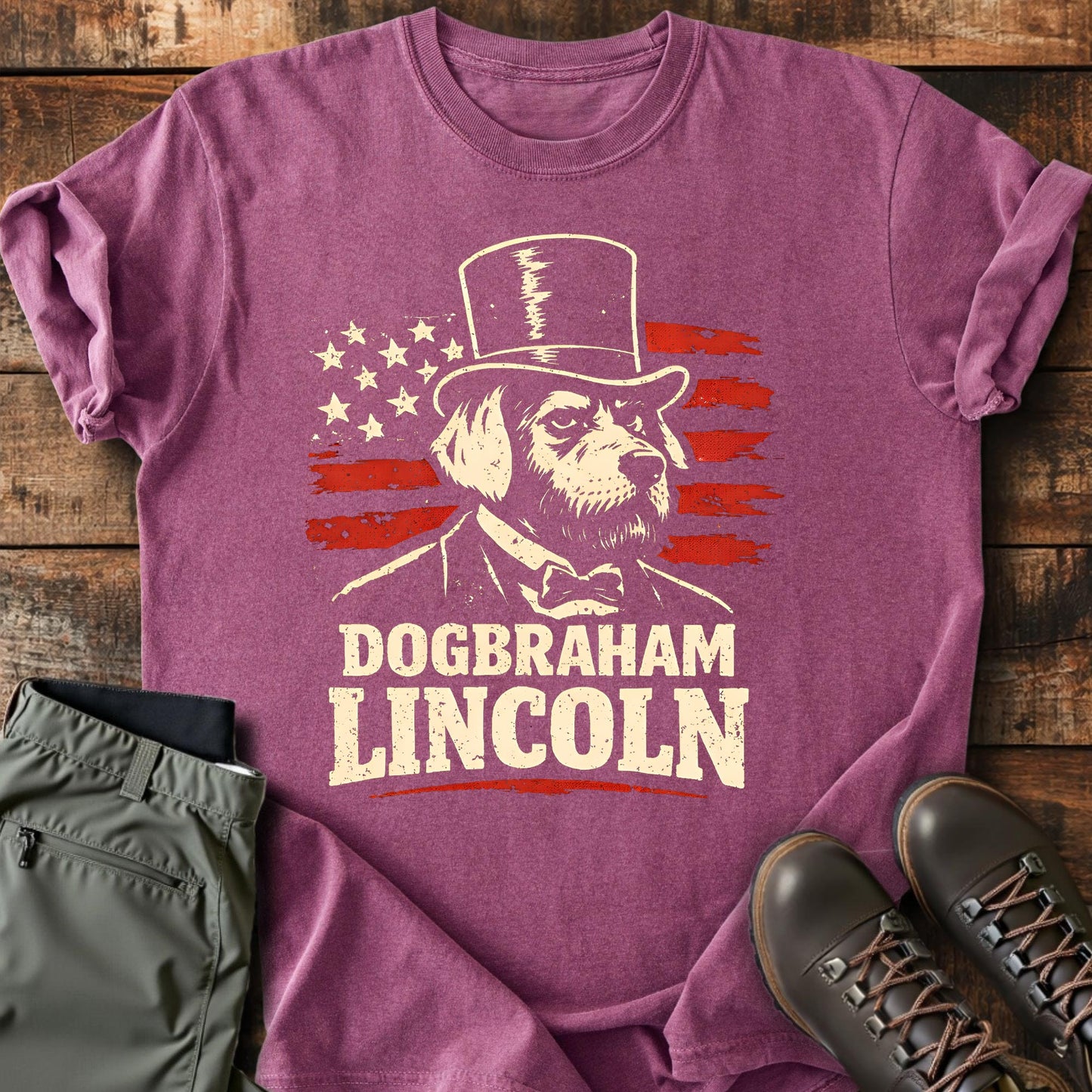 Dogbraham Lincoln T-Shirt