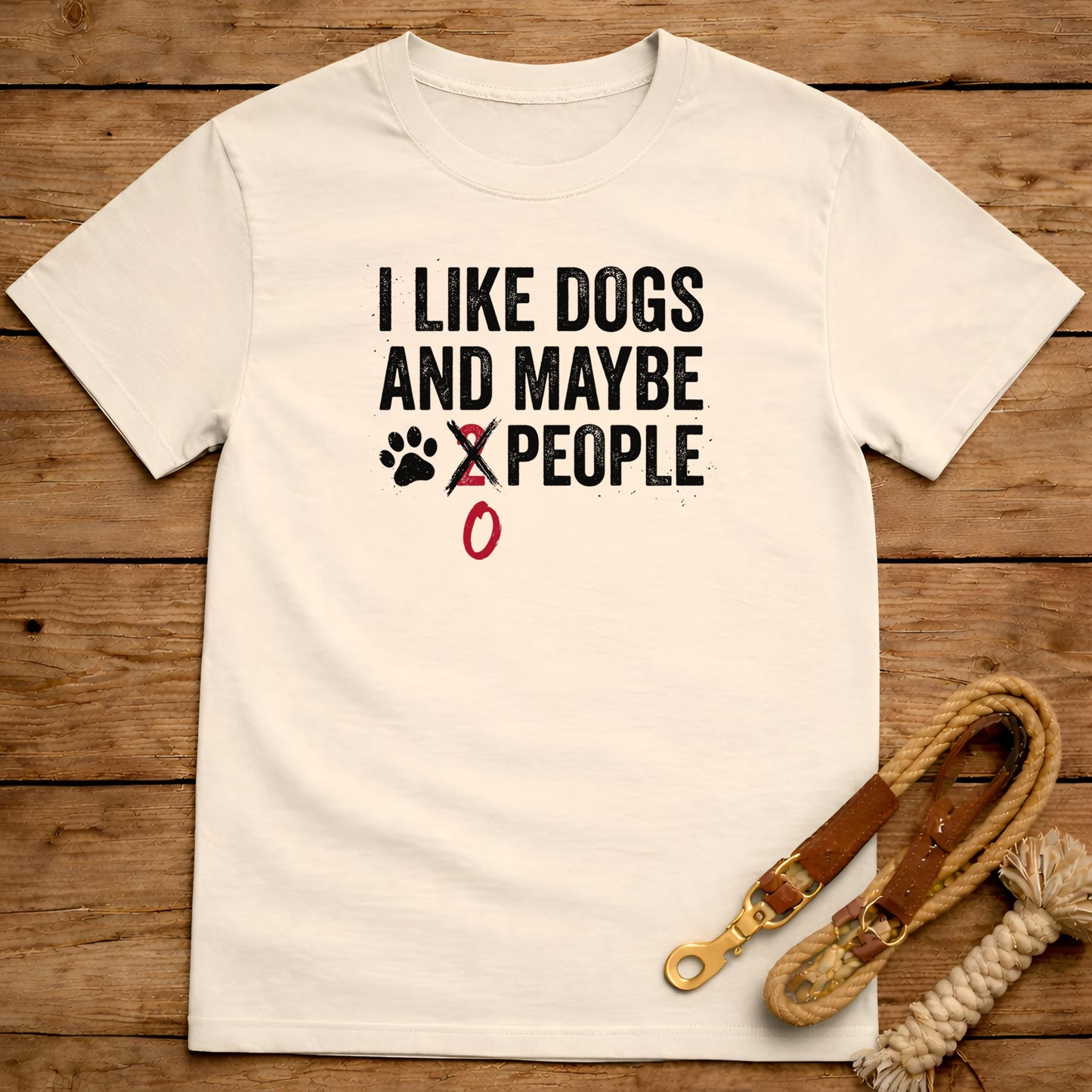 I Like Dogs And Maybe 0 People T-Shirt