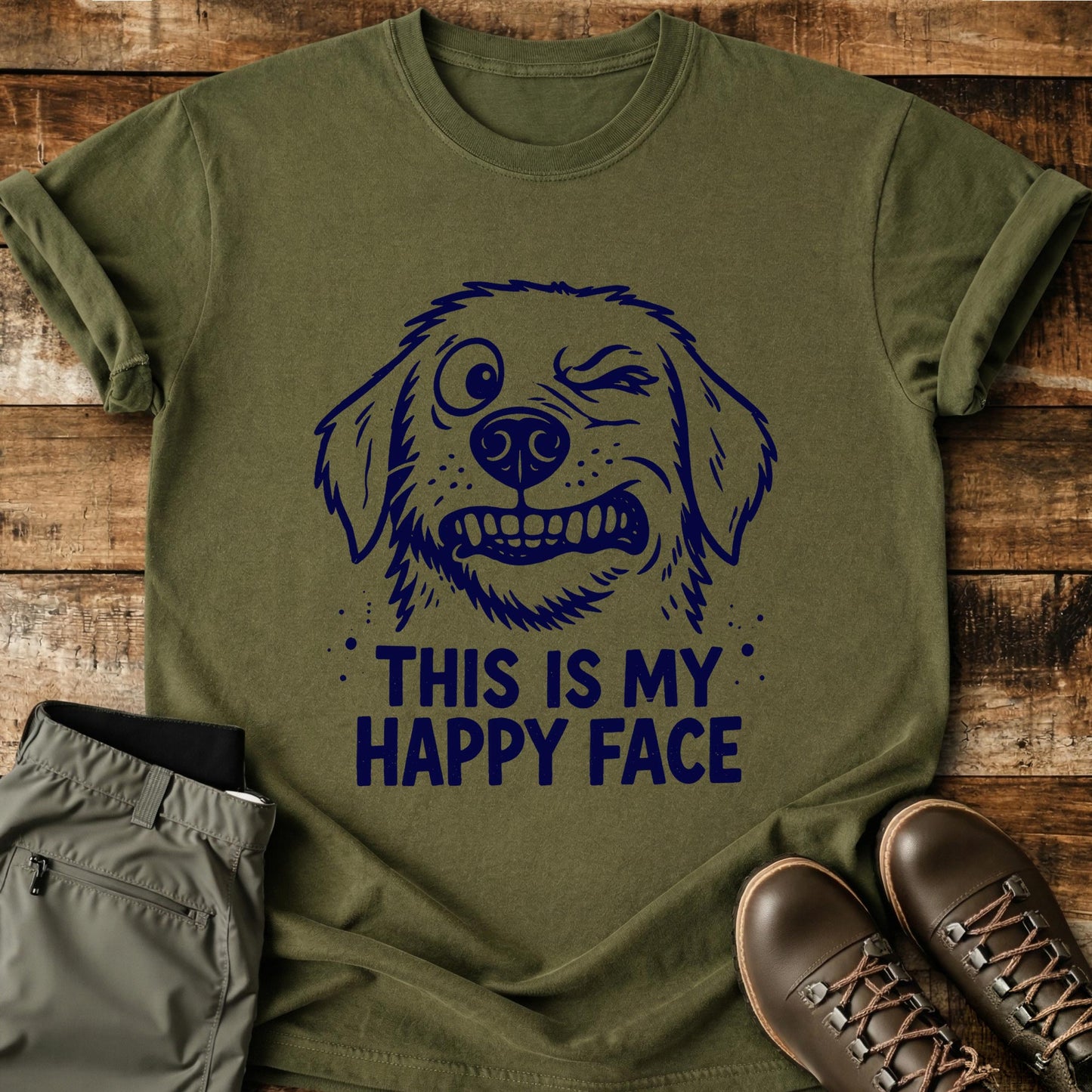 This Is My happy Face T-Shirt