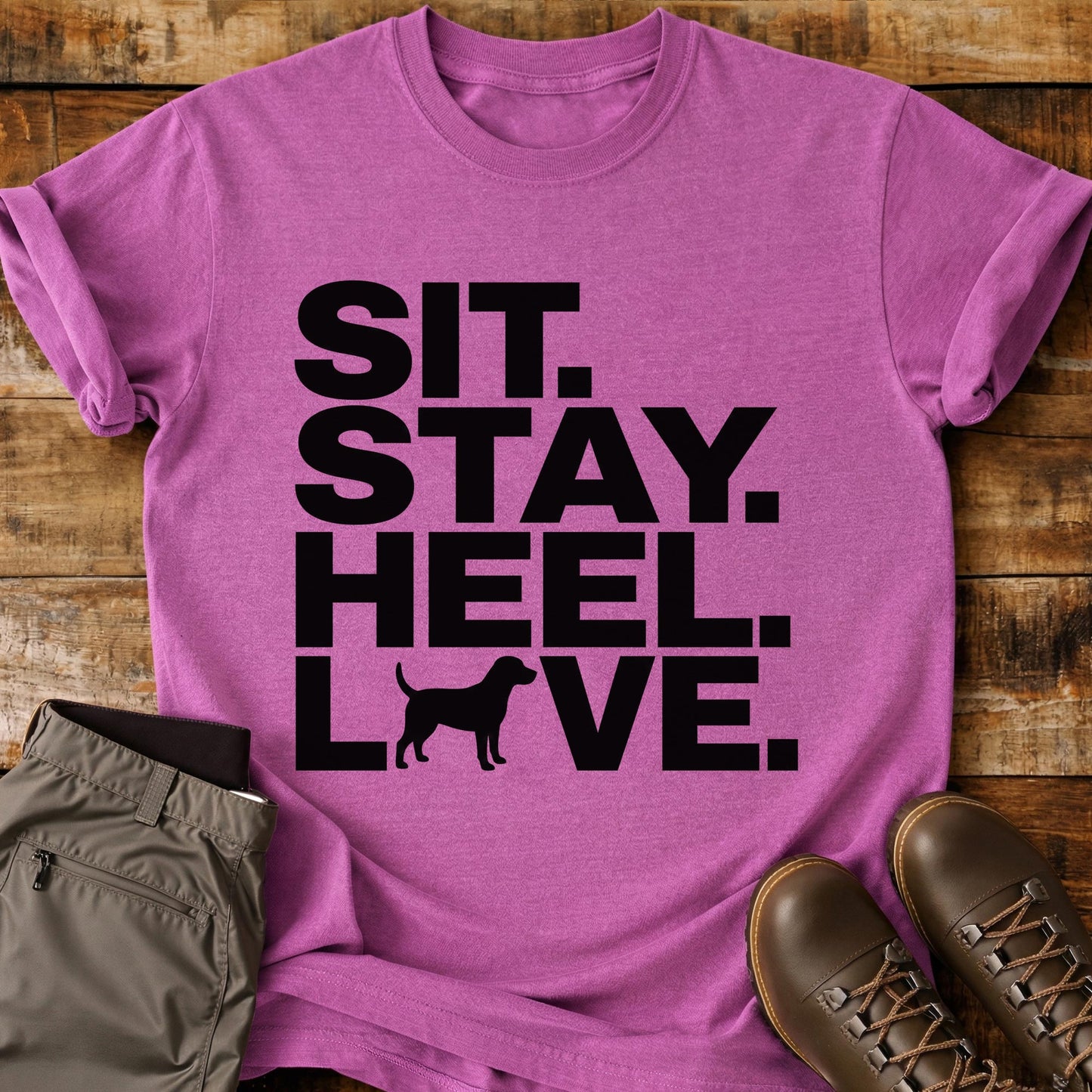 Sit Stay Heel T-Shirt
