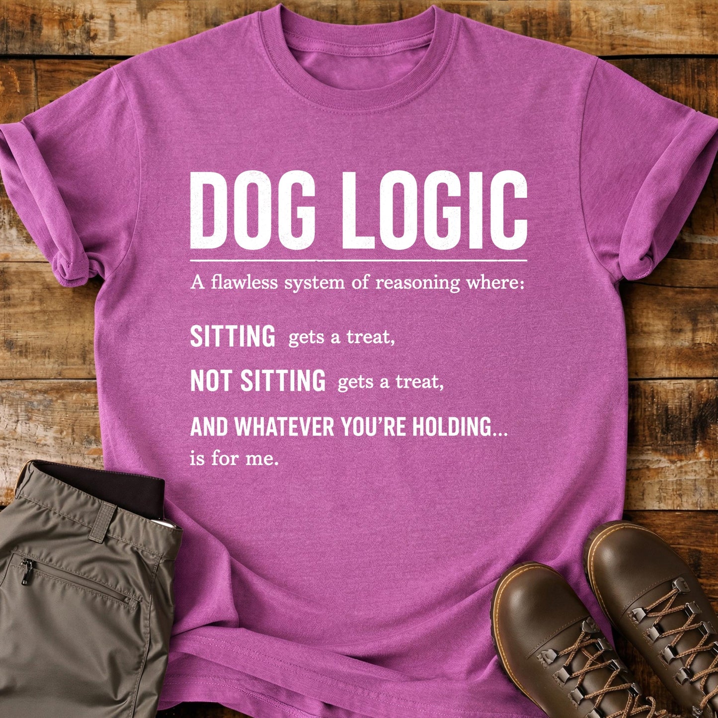 Dog Logic Explained T-Shirt