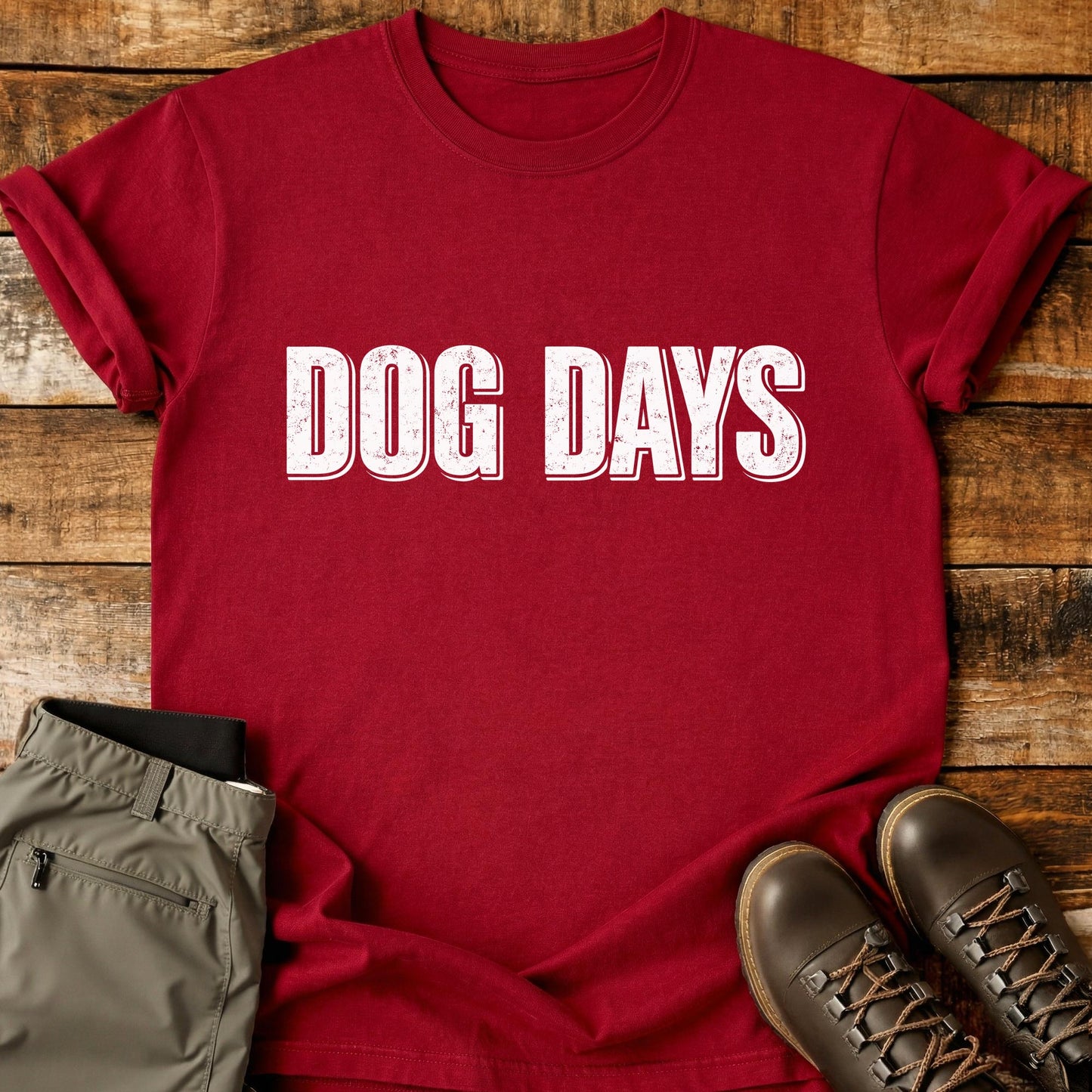 Dog Days Text T-Shirt