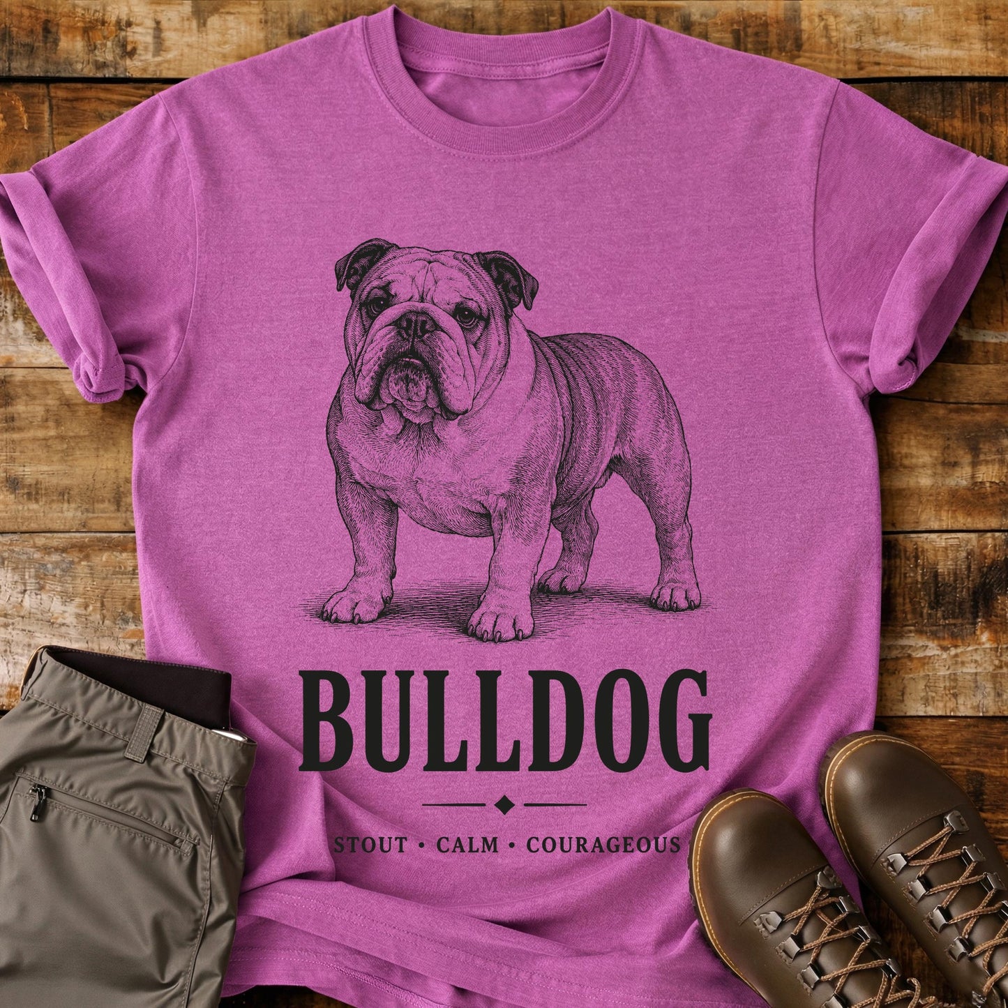 Bulldog Art T-Shirt
