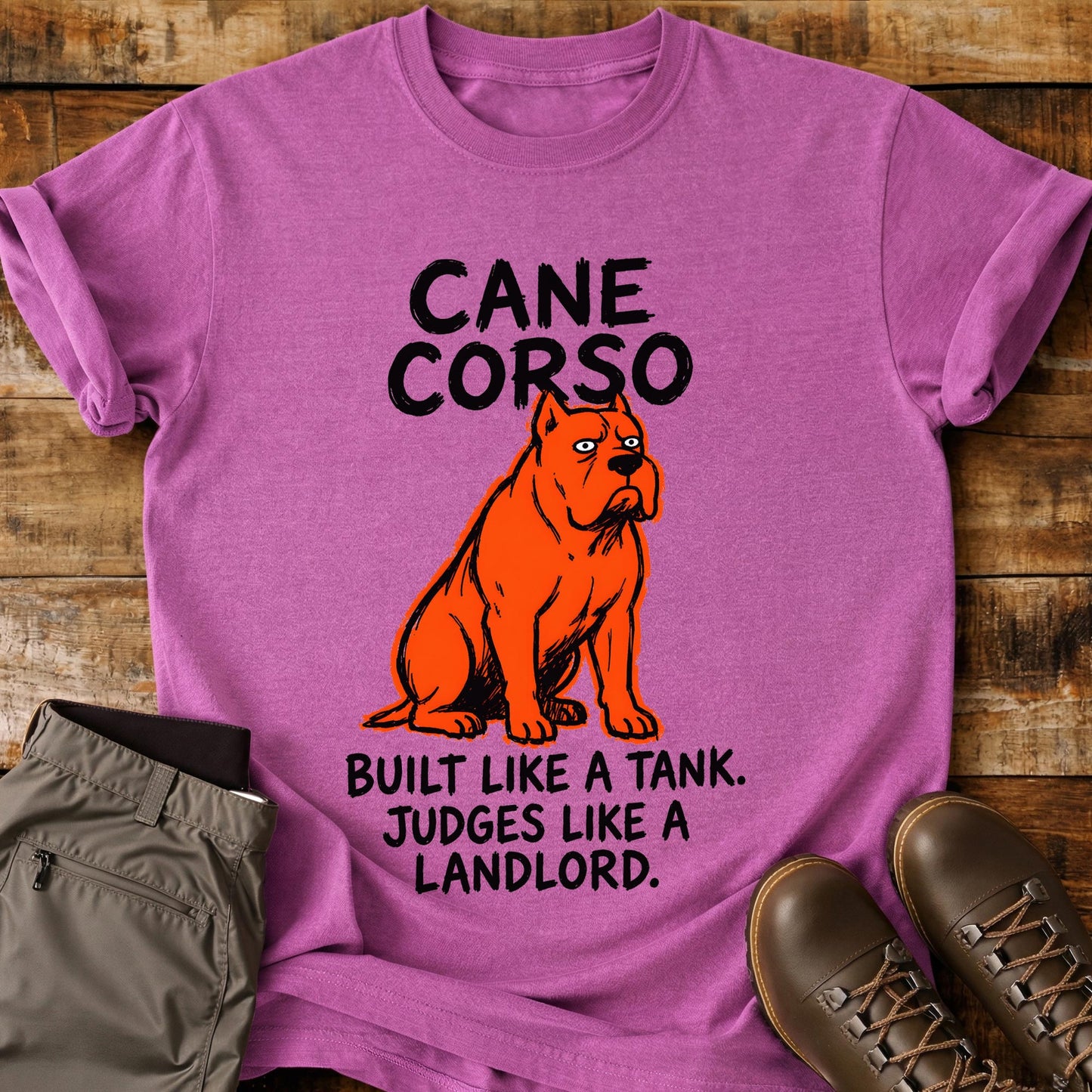 Cane Corso Funny Image T-Shirt