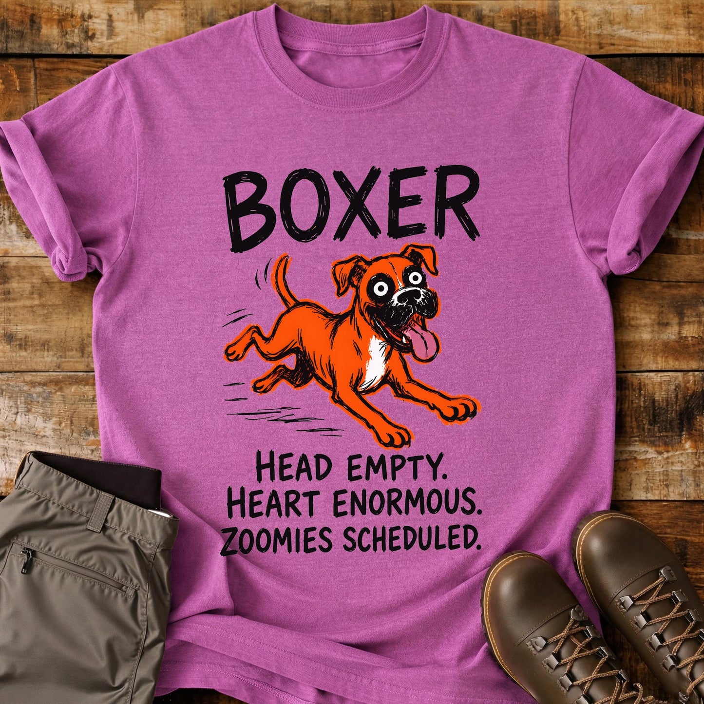 Boxer Funny Image T-Shirt