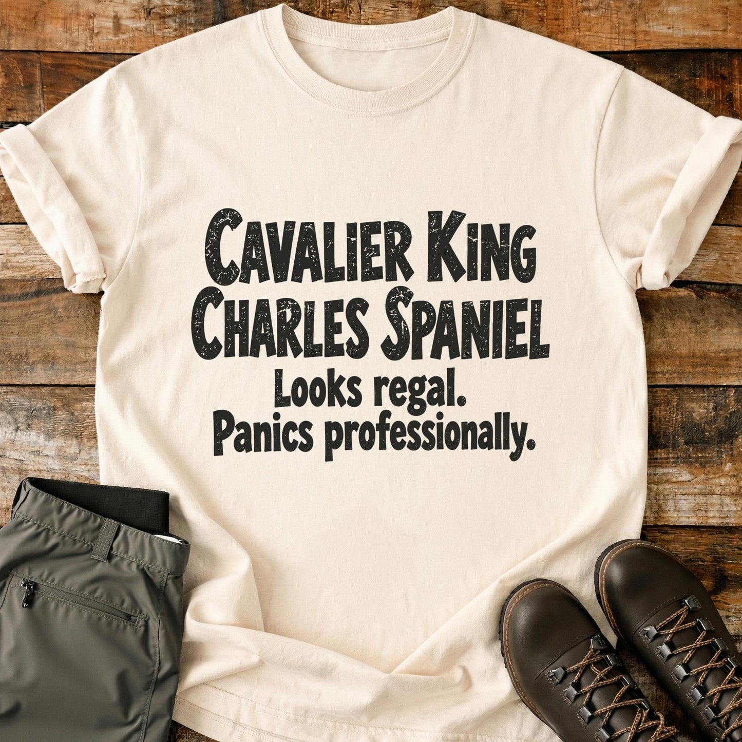 Cavalier King Charles Spaniel Funny Slogan T-Shirt