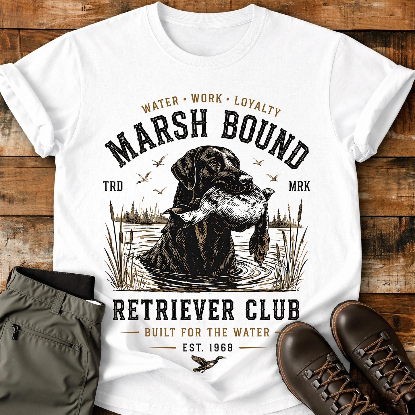 Marsh Bound Built For Water T-Shirt