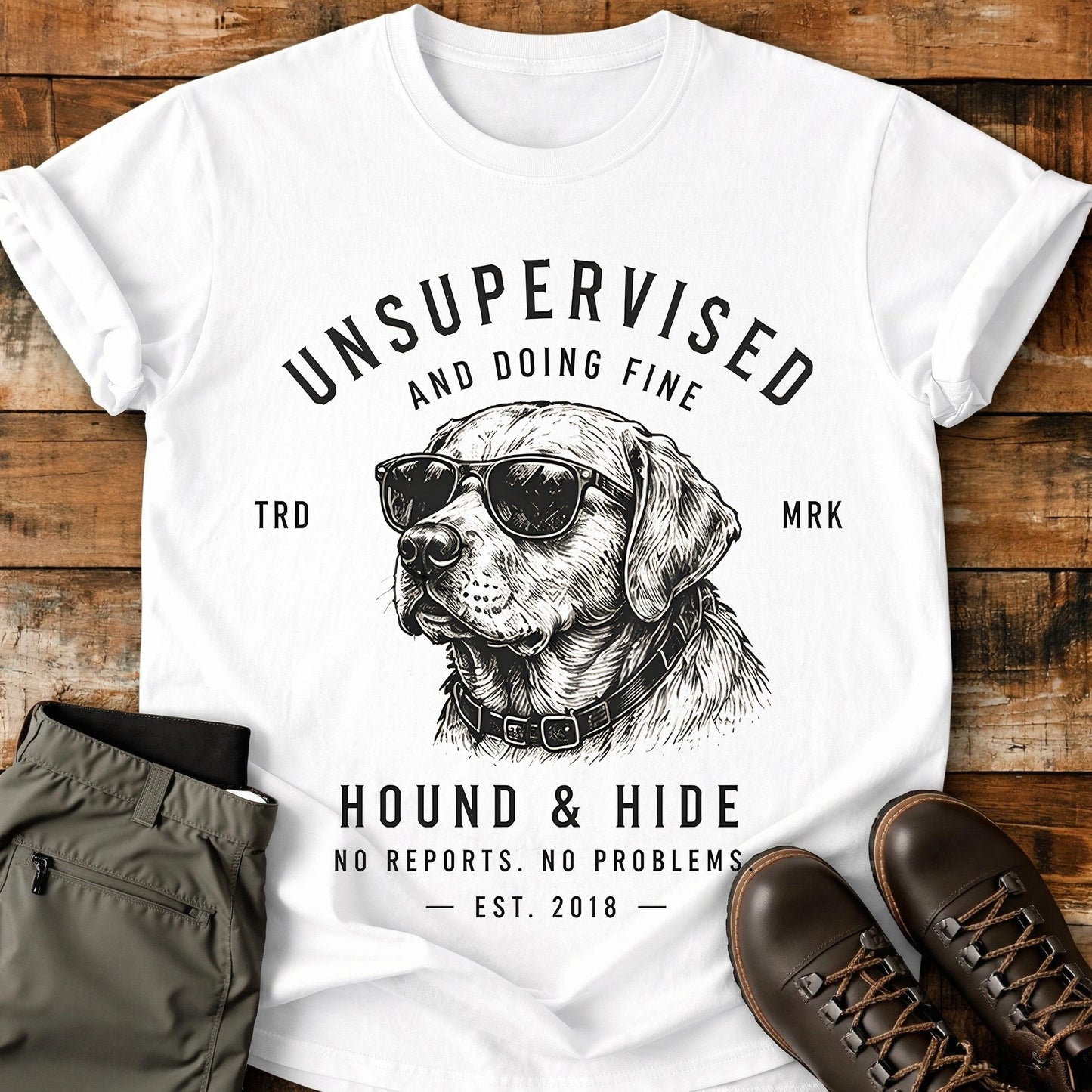 Unsupervised And Doing Fine T-Shirt