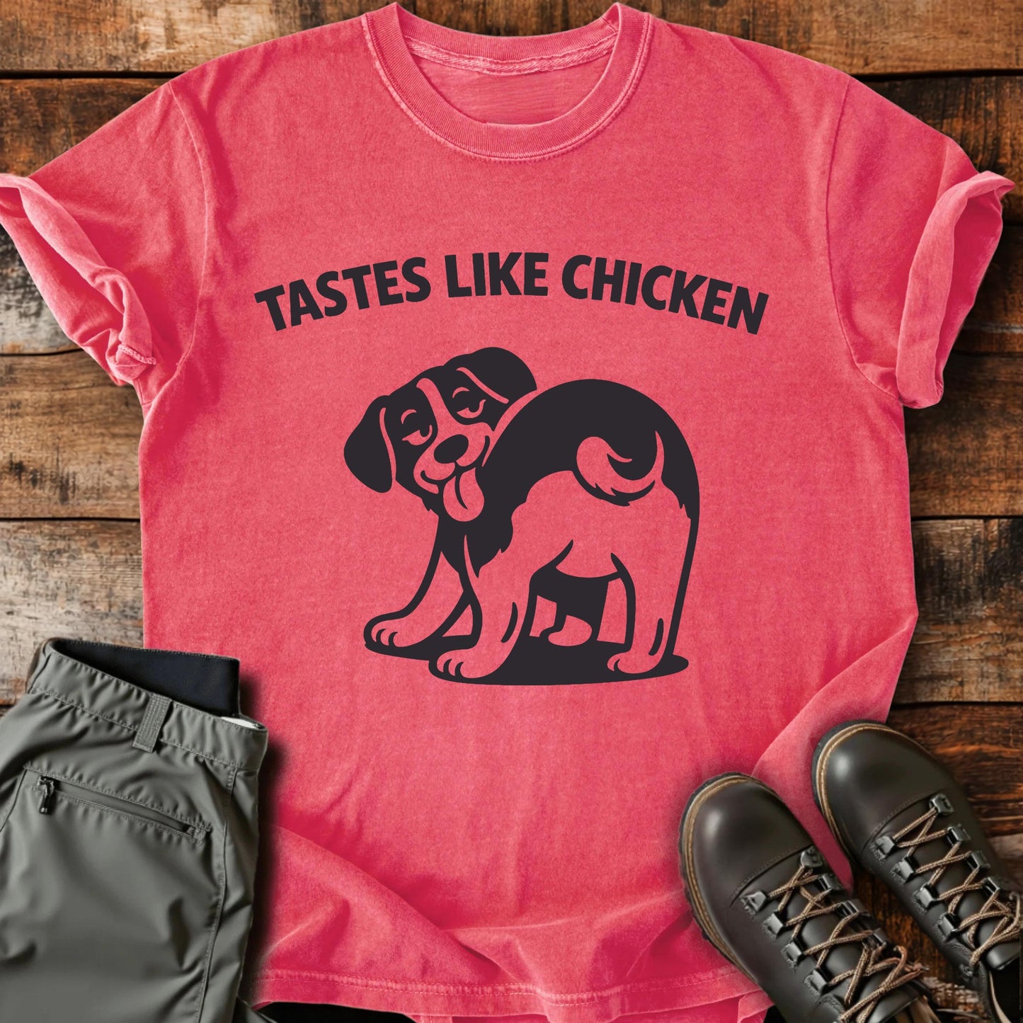Tastes Like Chicken T-shirt