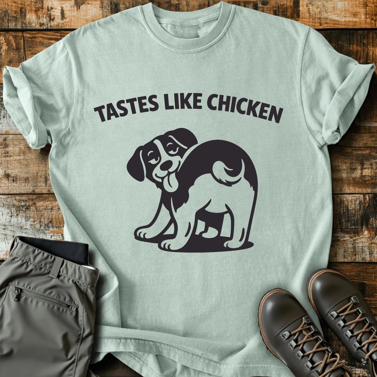 Tastes Like Chicken T-shirt