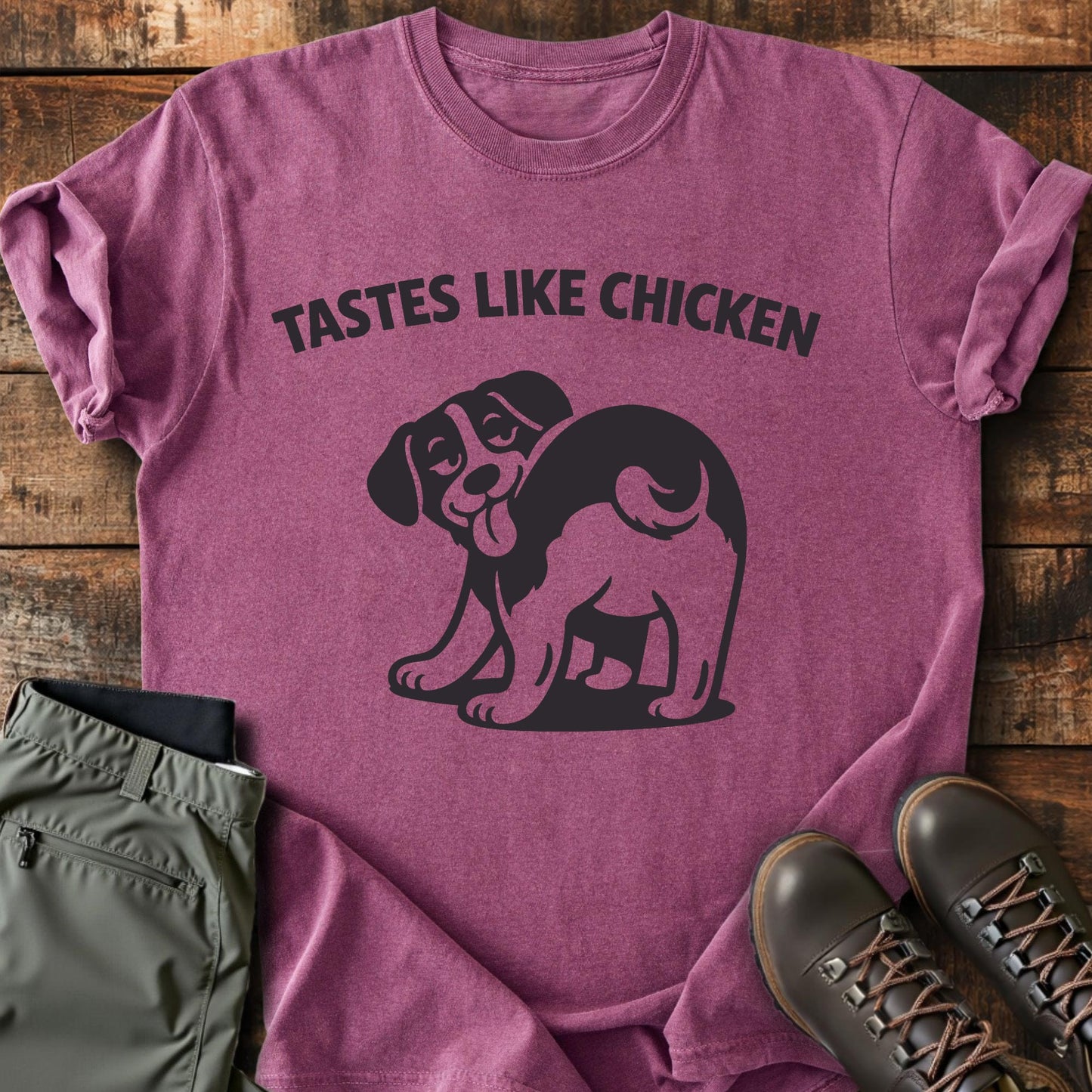 Tastes Like Chicken T-shirt