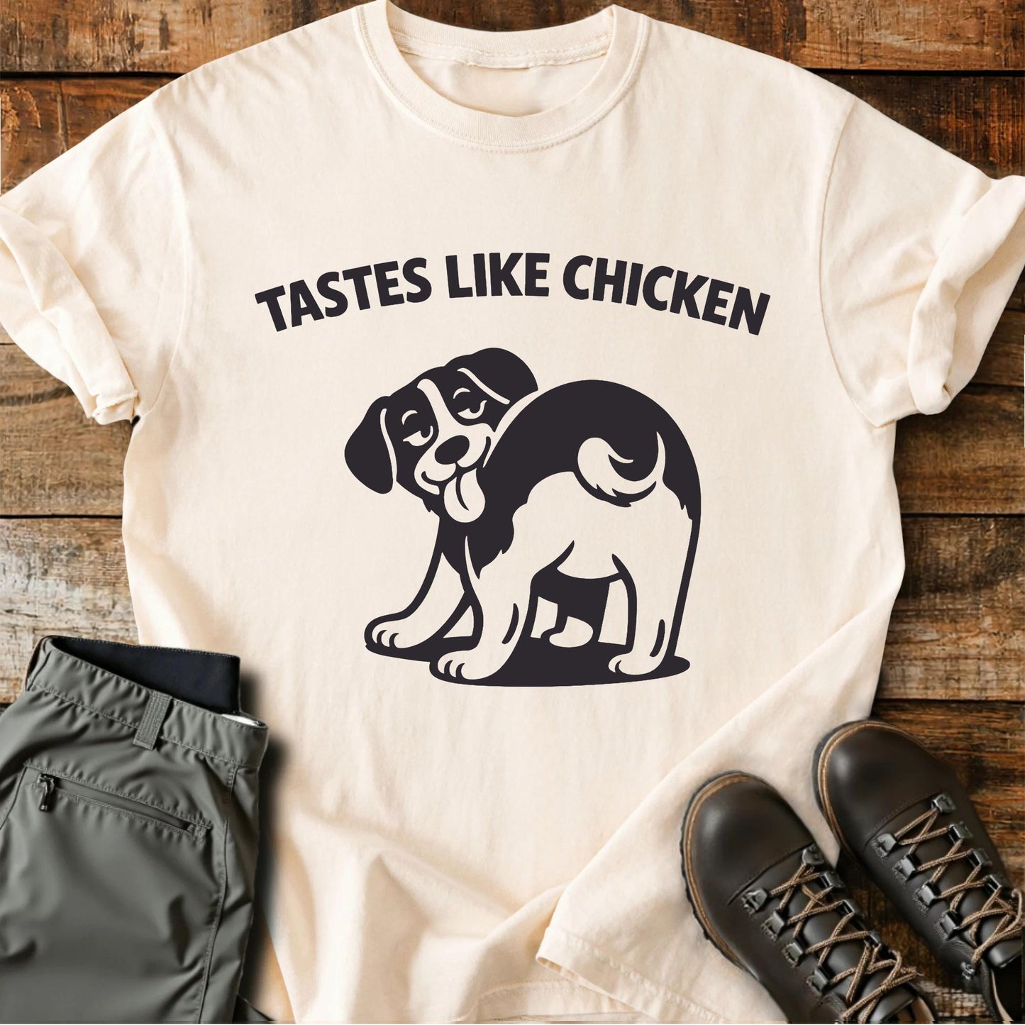 Tastes Like Chicken T-shirt