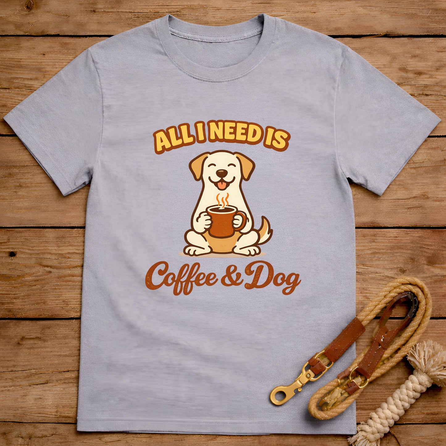 All I Need Is Coffee and Dog T-Shirt