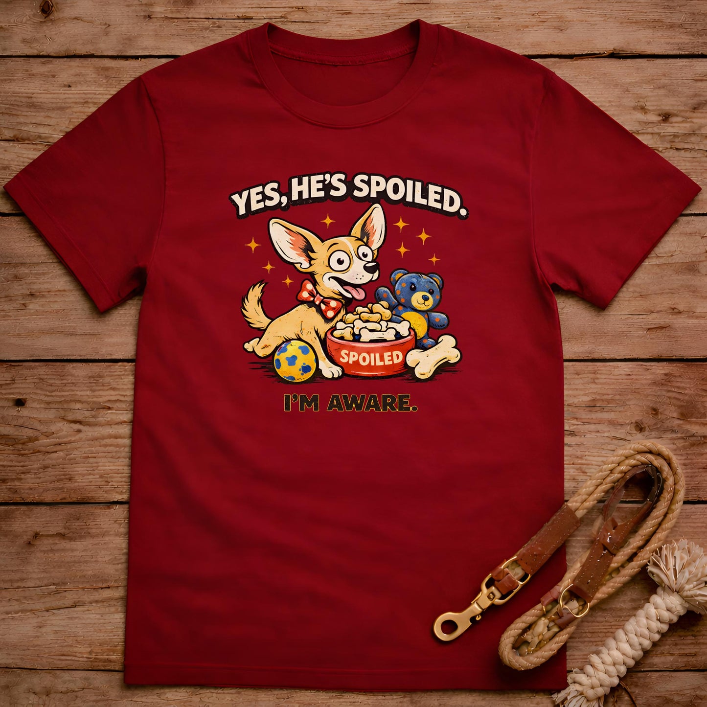 Yes He’s Spoiled I’m Aware T-Shirt