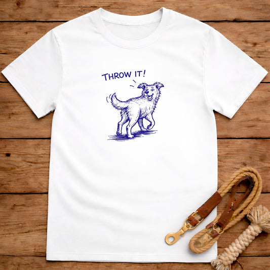 Throw It Happy Dog T-Shirt
