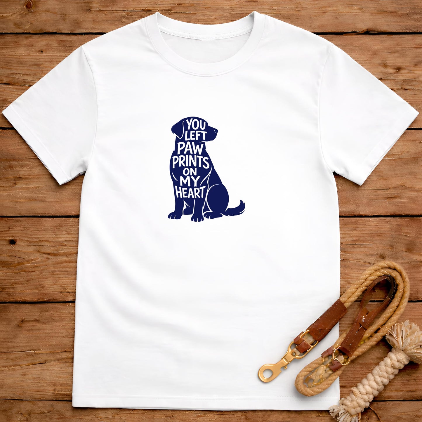 You Left Paw Prints T-Shirt