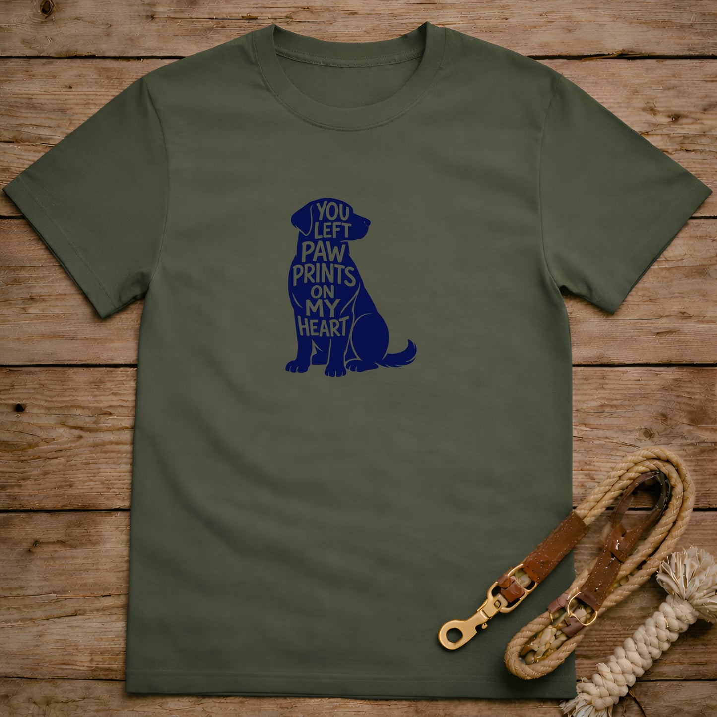 You Left Paw Prints T-Shirt