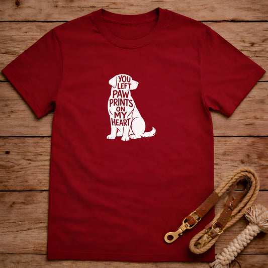 You Left Paw Prints T-Shirt
