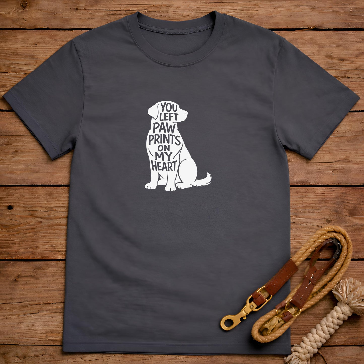 You Left Paw Prints T-Shirt