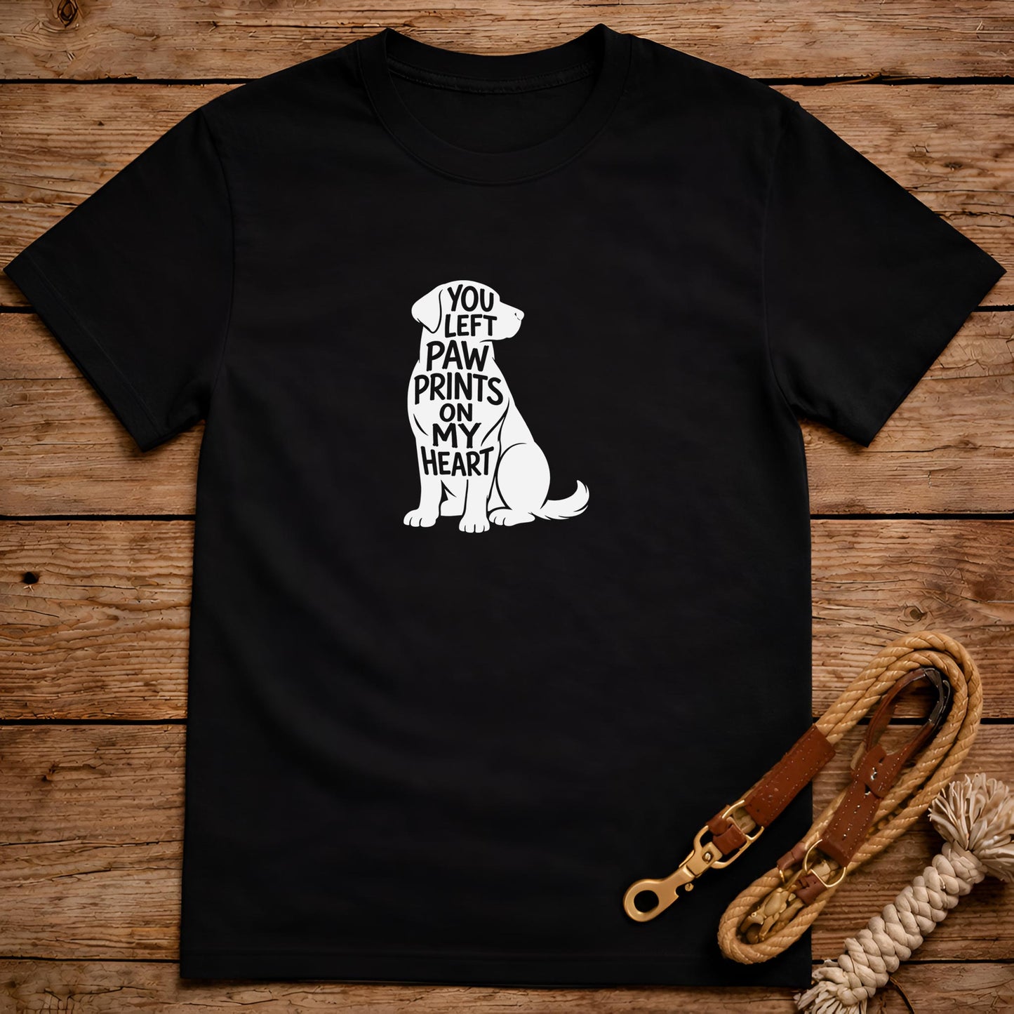 You Left Paw Prints T-Shirt