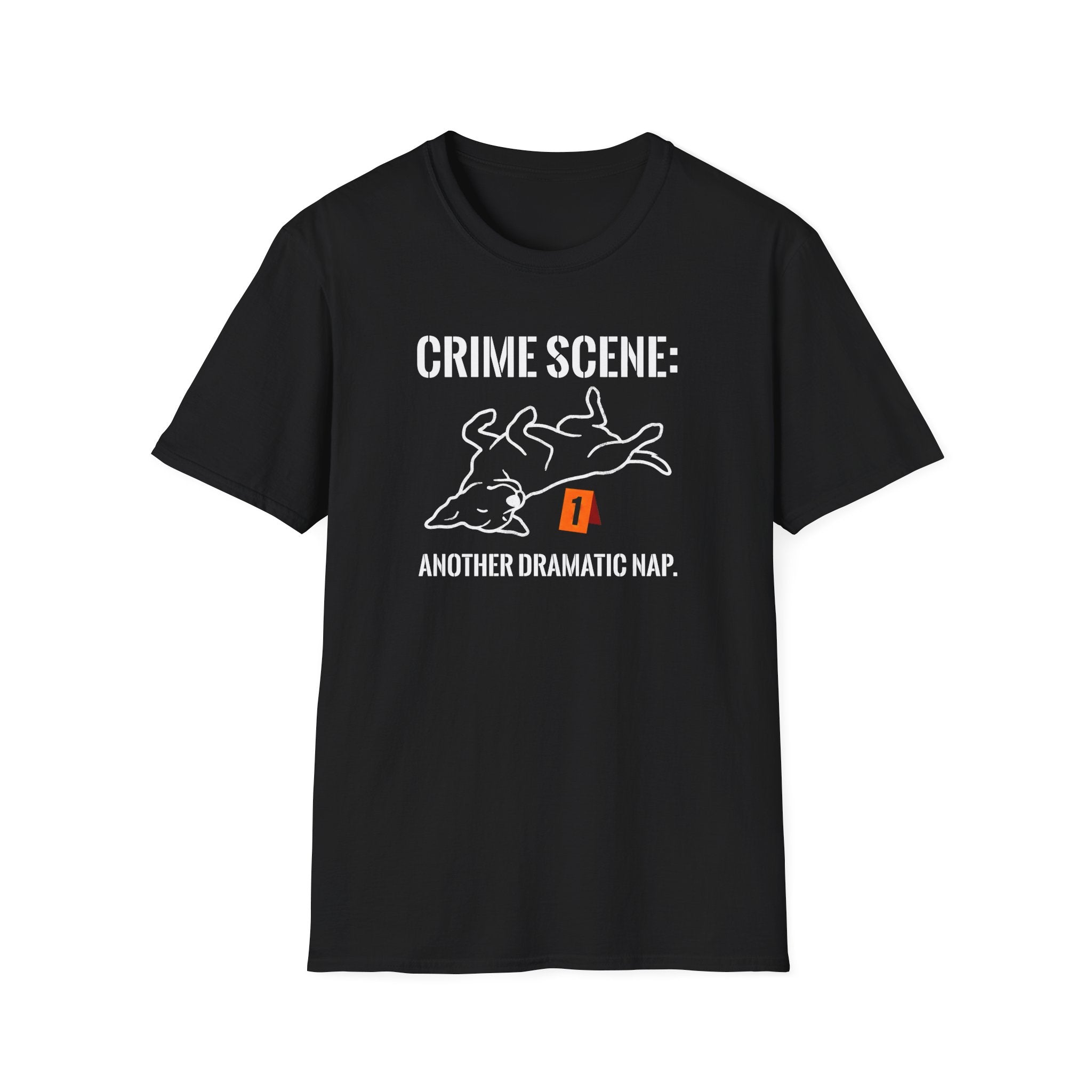 Crime Scene Another Dramatic Nap T-Shirt