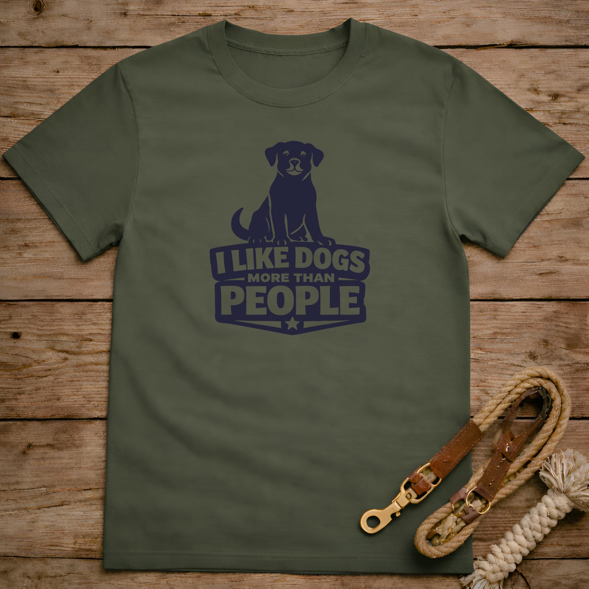 I Like Dogs More Than People T-Shirt