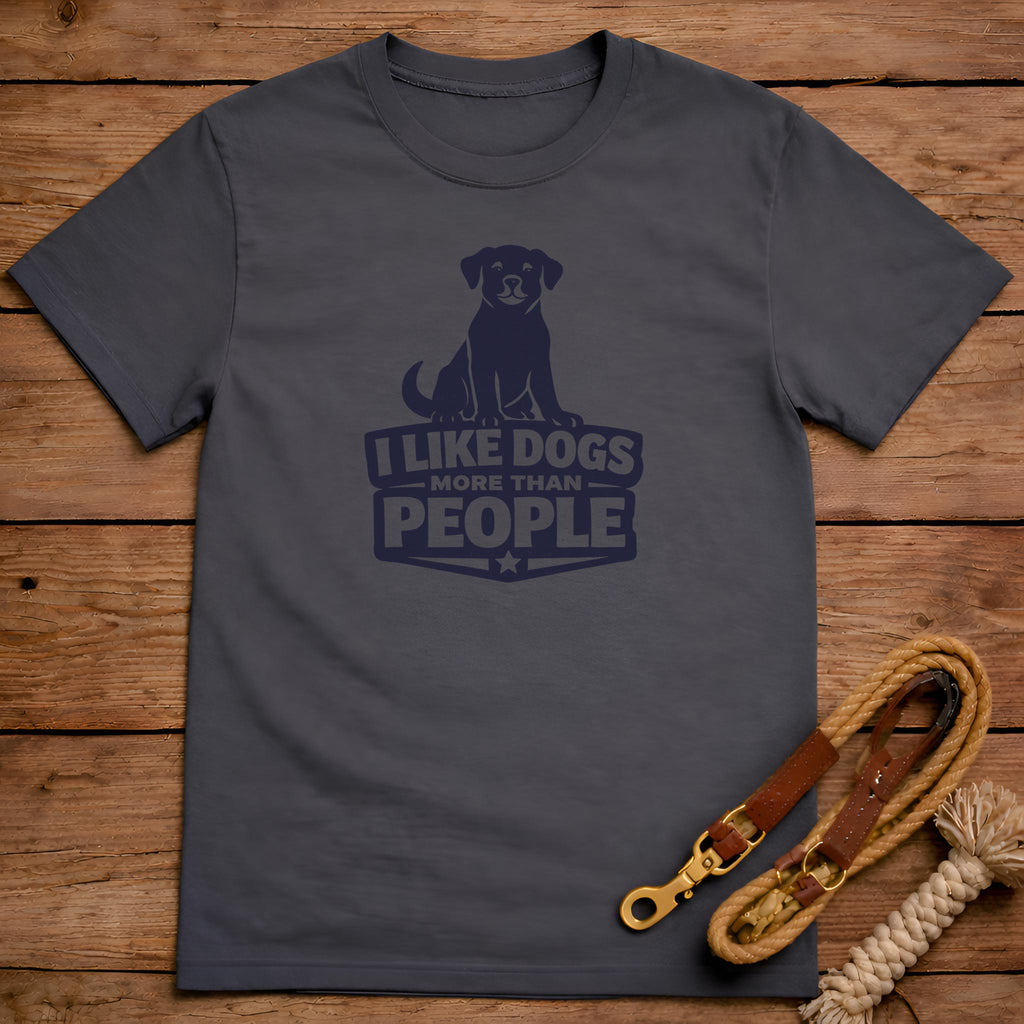 I Like Dogs More Than People T-Shirt