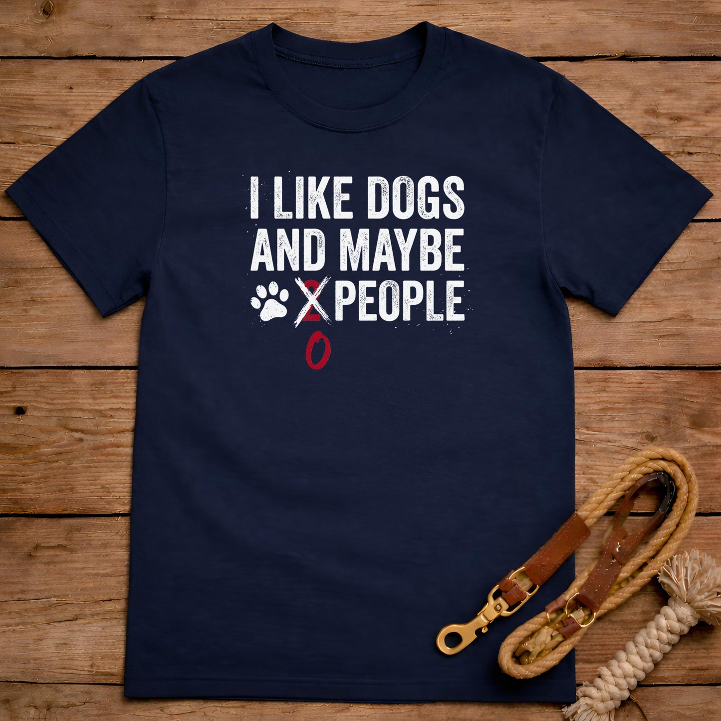 I Like Dogs And Maybe 0 People T-Shirt