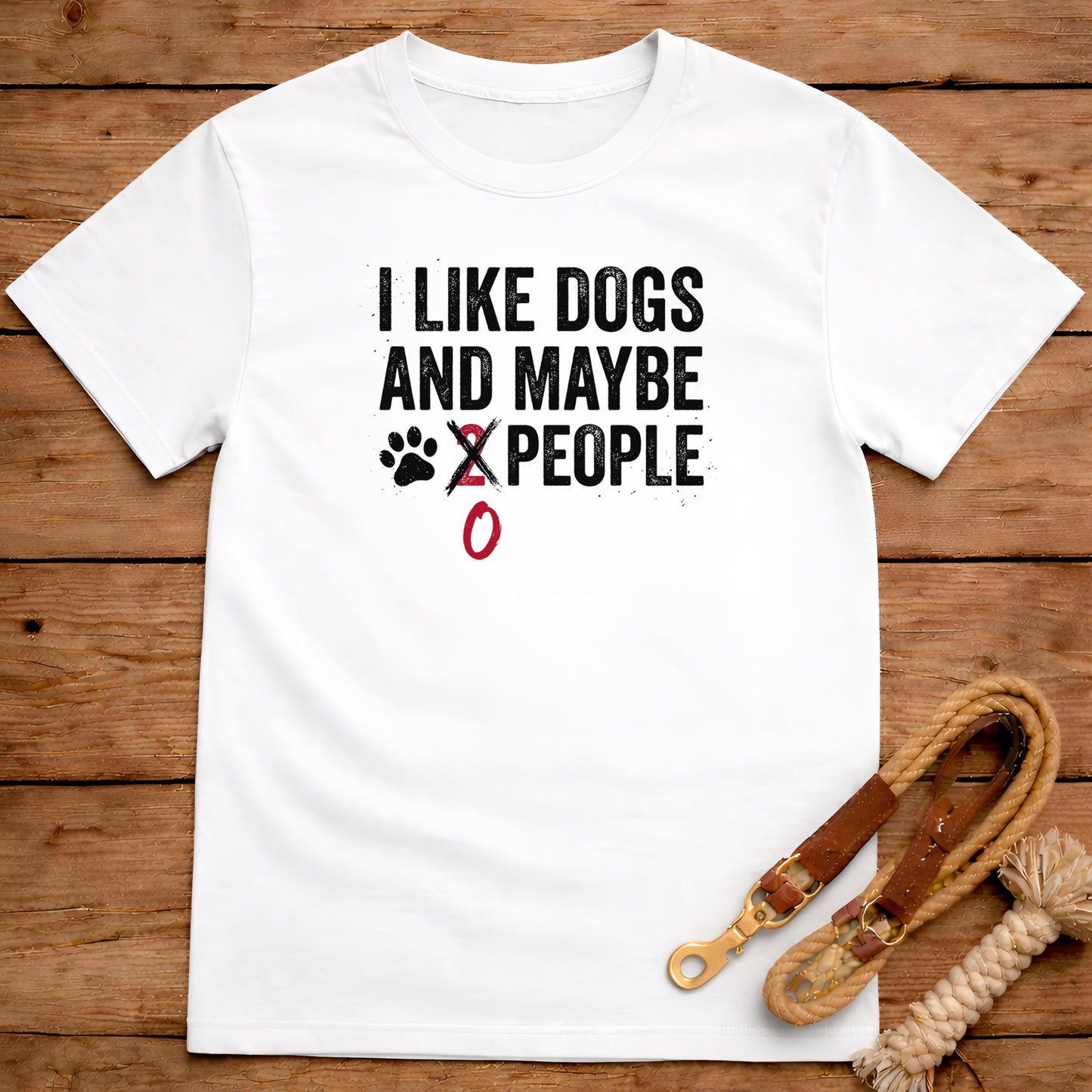 I Like Dogs And Maybe 0 People T-Shirt