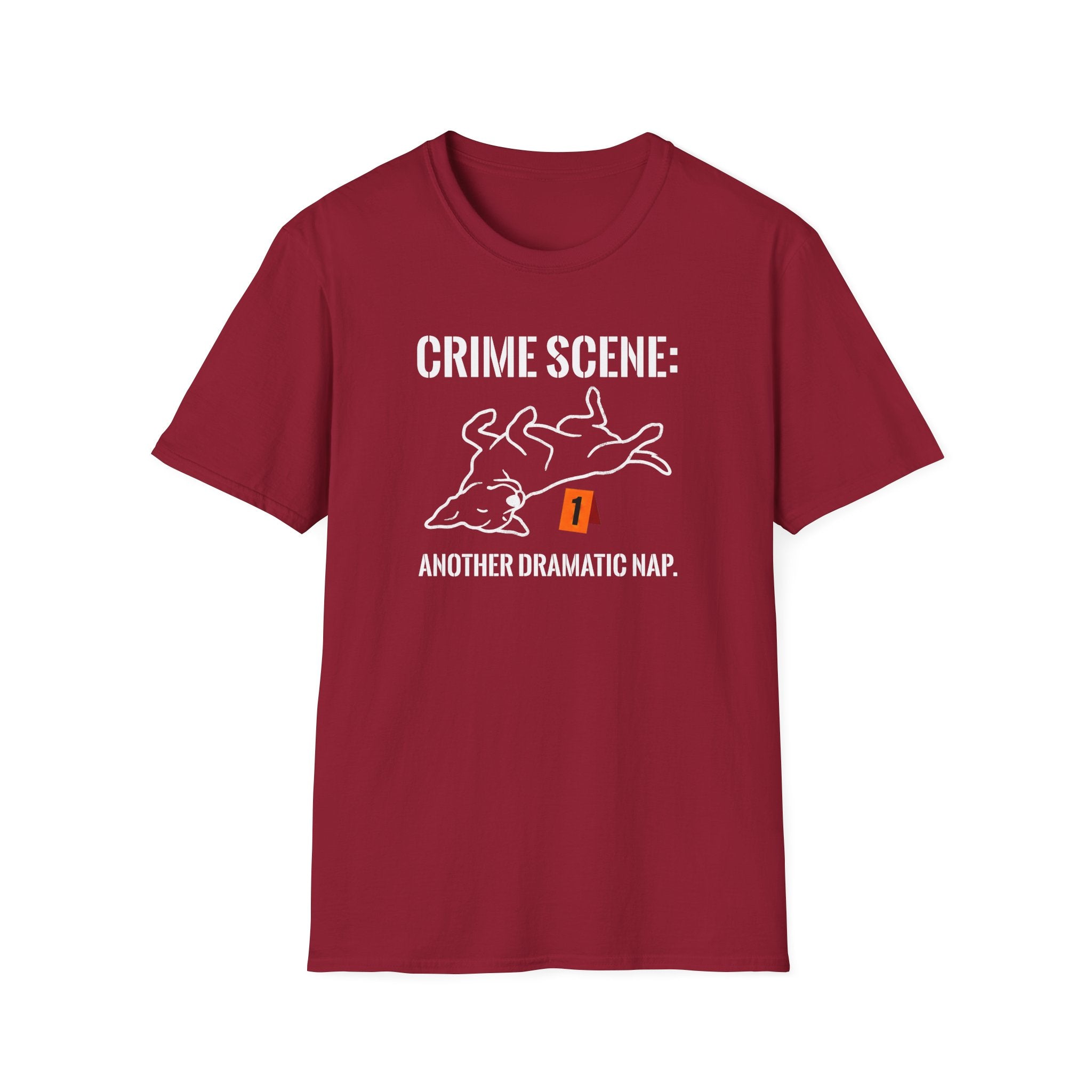 Crime Scene Another Dramatic Nap T-Shirt