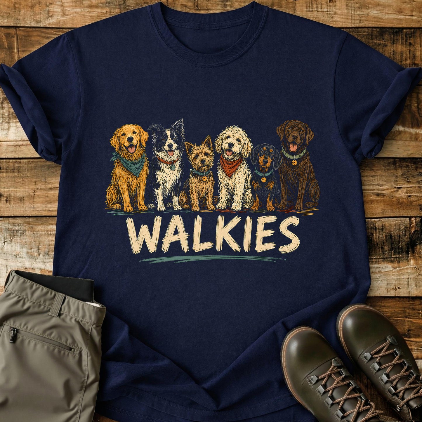 Walkies Scribble T-Shirt