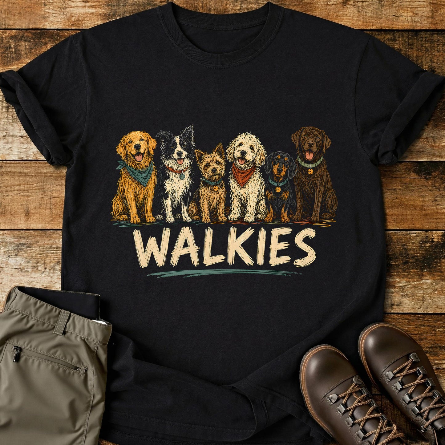 Walkies Scribble T-Shirt