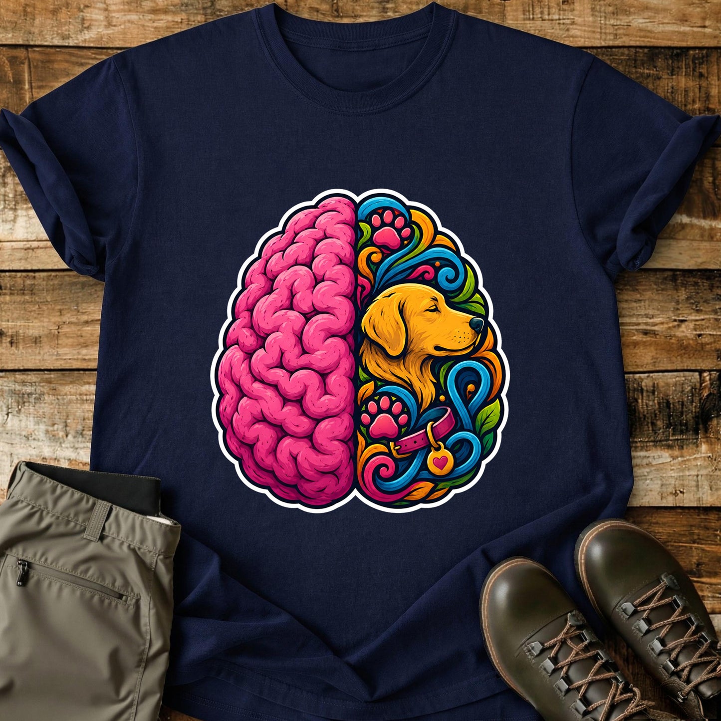 Brain Dog Thoughts T-Shirt