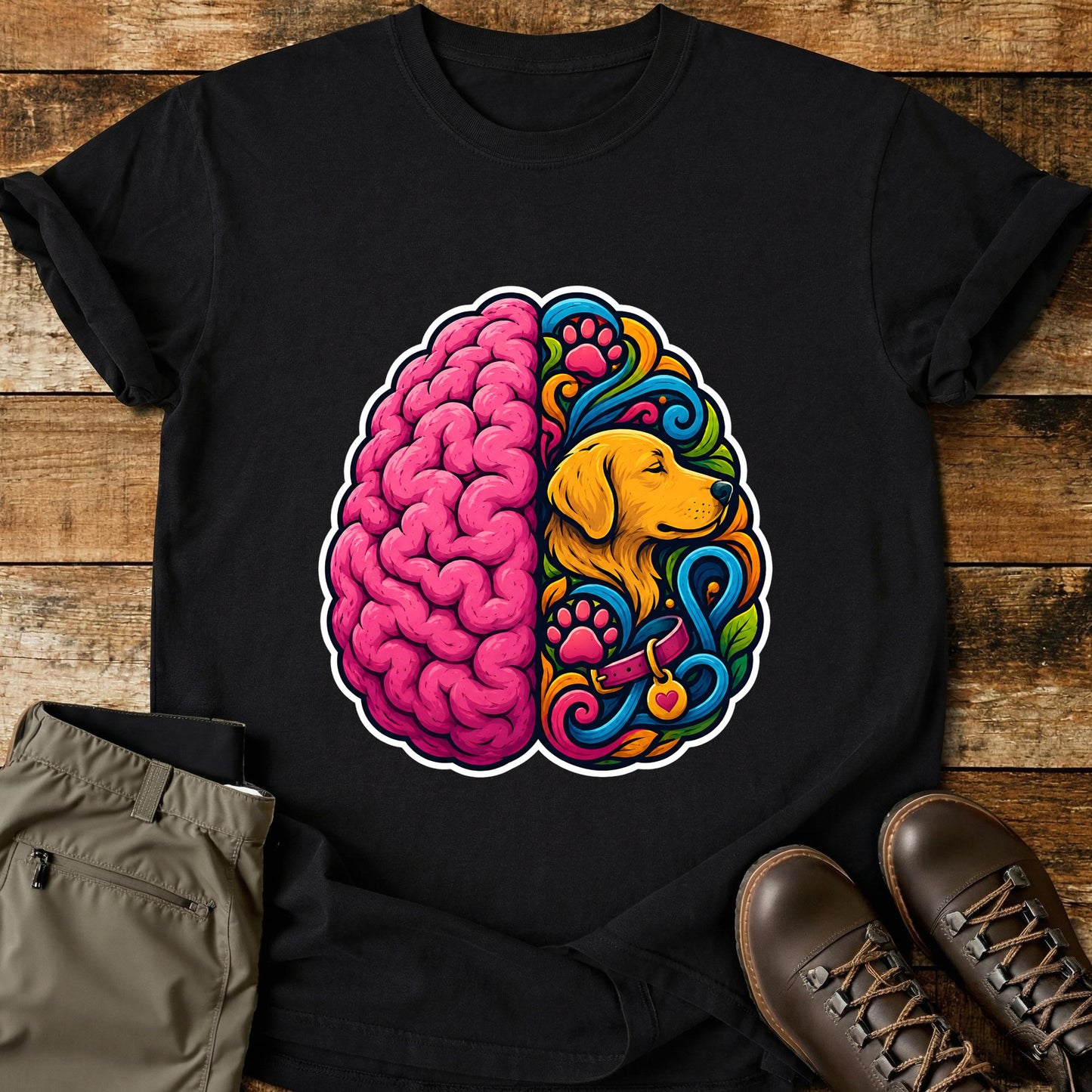 Brain Dog Thoughts T-Shirt