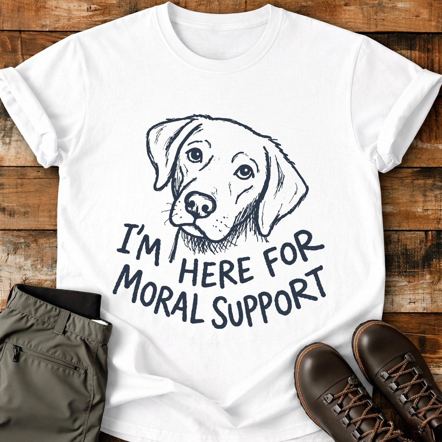 I’m Here For Moral Support T-Shirt