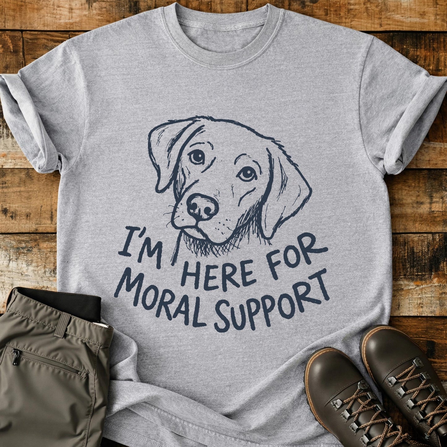 I’m Here For Moral Support T-Shirt