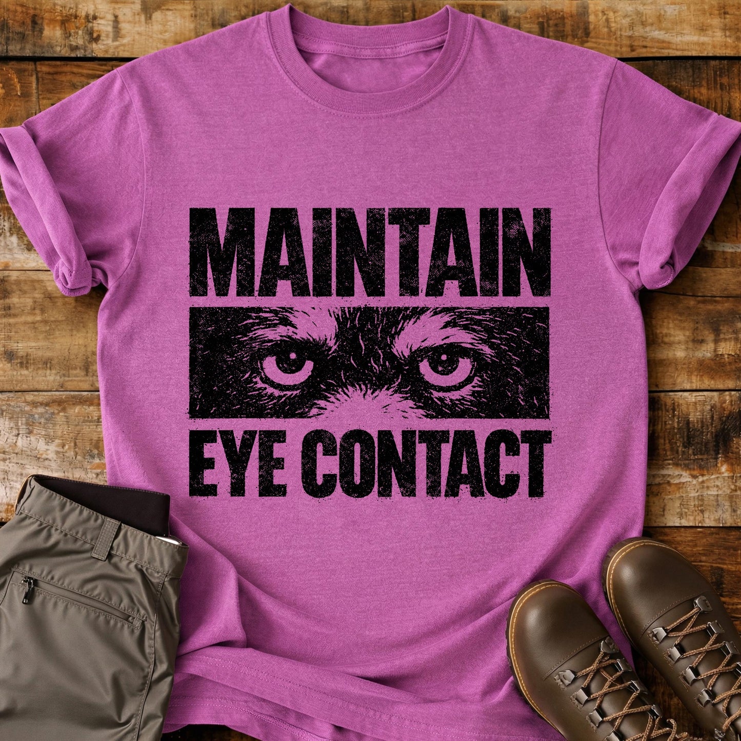 Maintain Eye Contact Dog T-Shirt