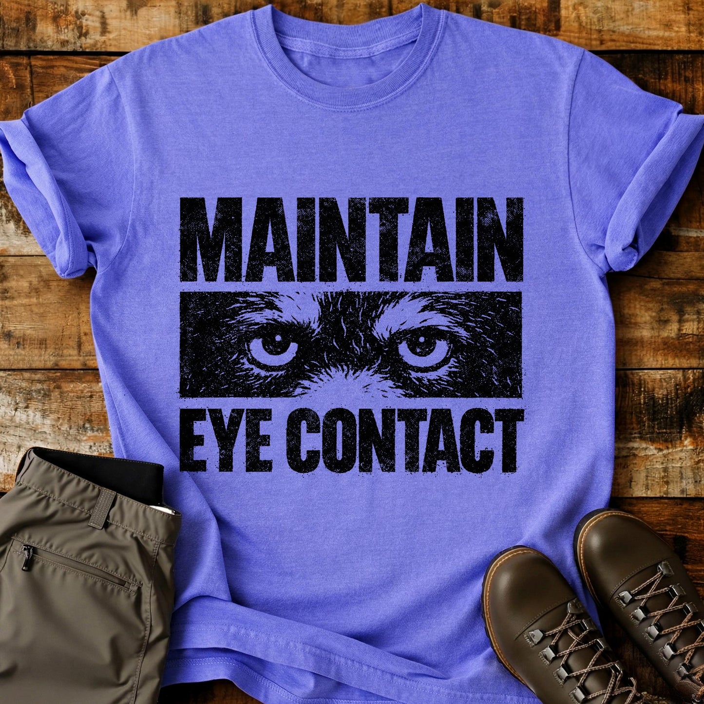 Maintain Eye Contact Dog T-Shirt