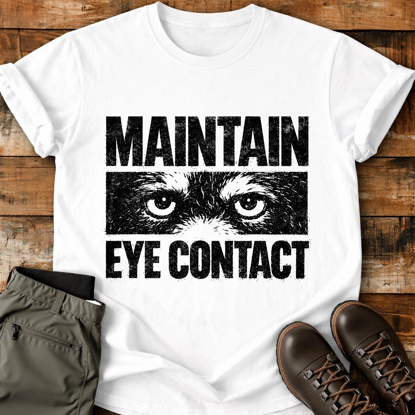 Maintain Eye Contact Dog T-Shirt