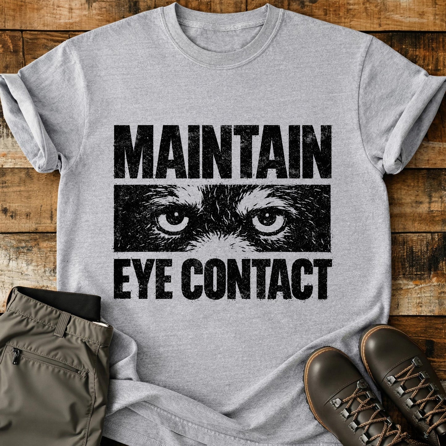 Maintain Eye Contact Dog T-Shirt