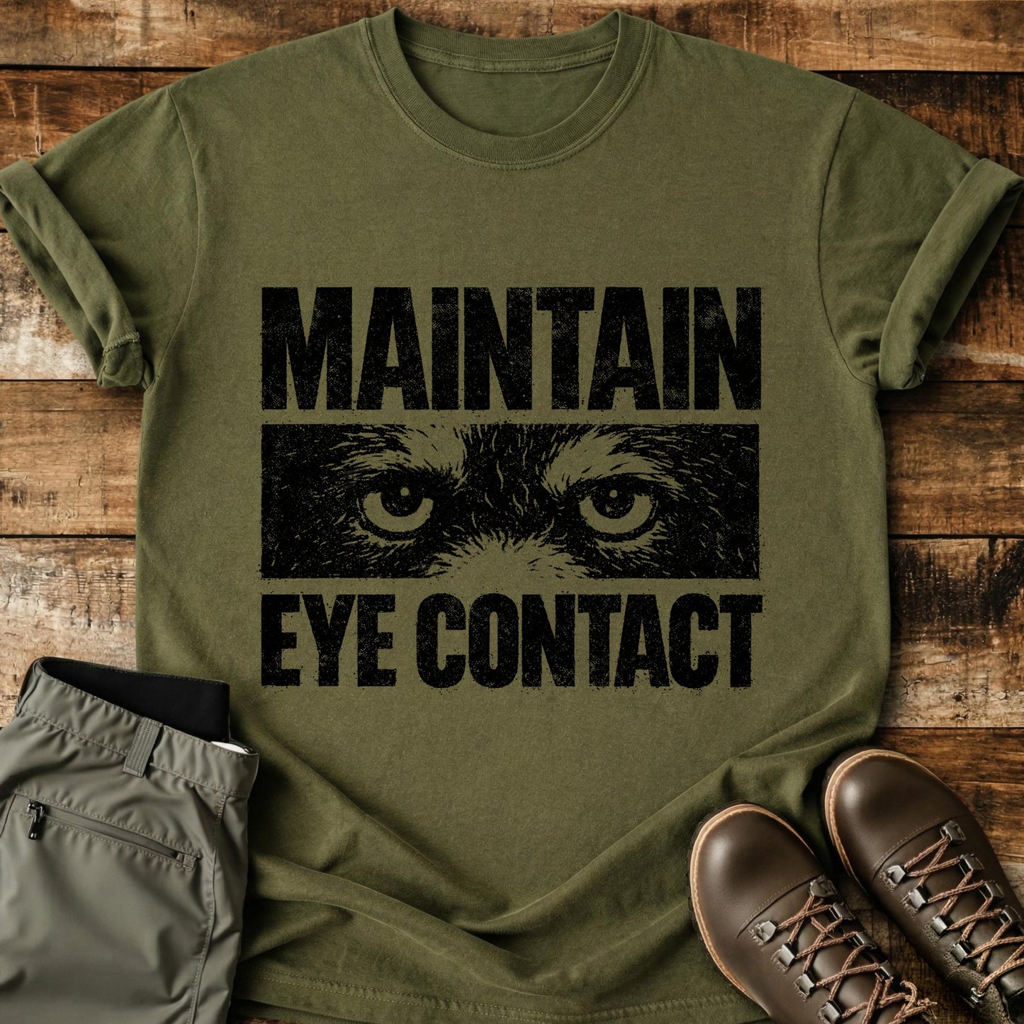 Maintain Eye Contact Dog T-Shirt