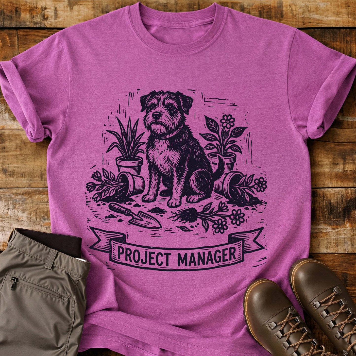 Project Manager Gardening T-Shirt