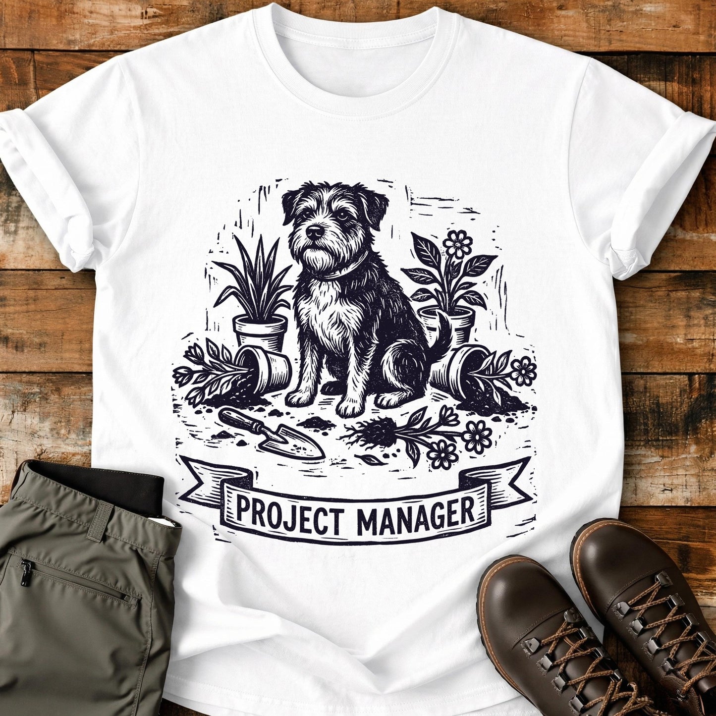 Project Manager Gardening T-Shirt