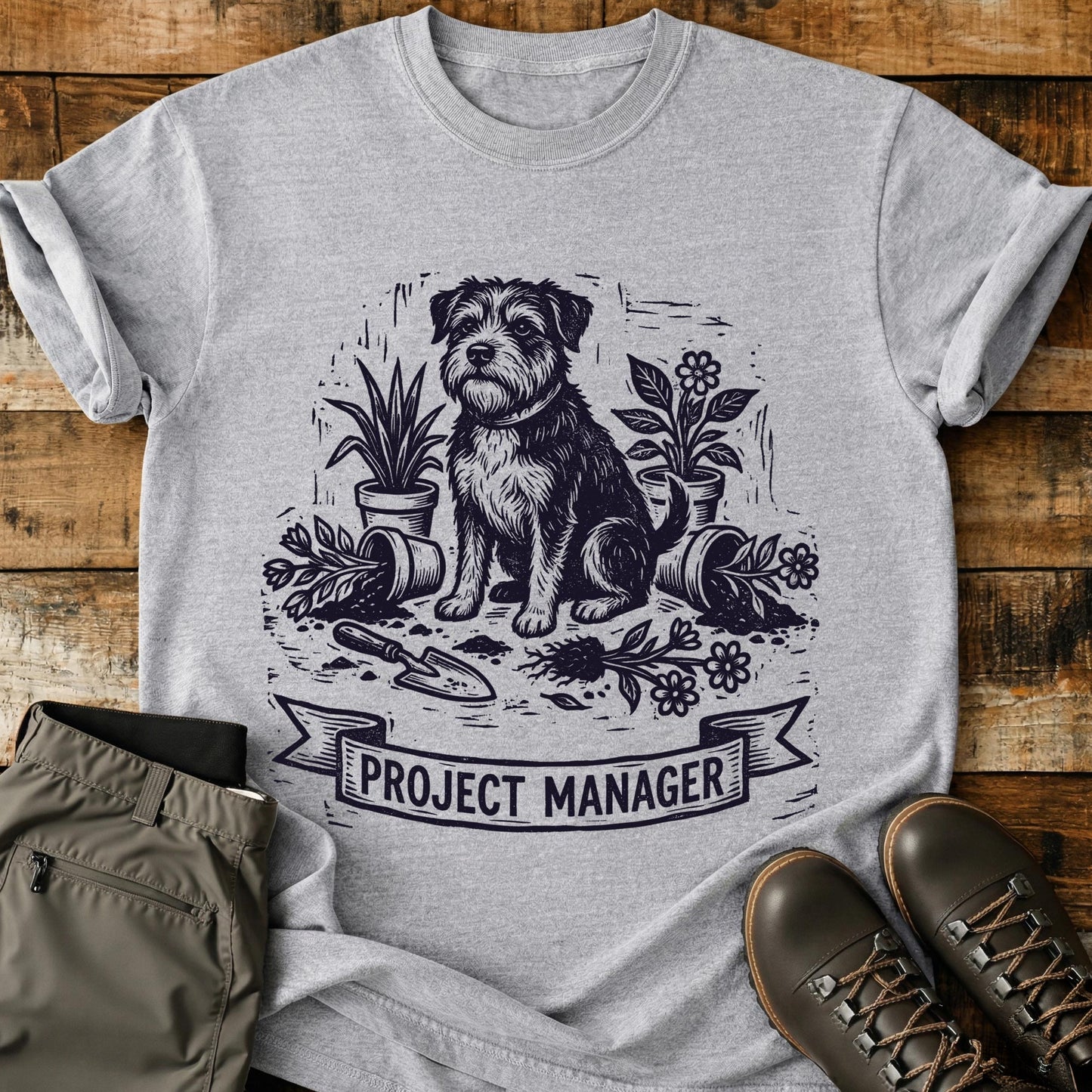 Project Manager Gardening T-Shirt