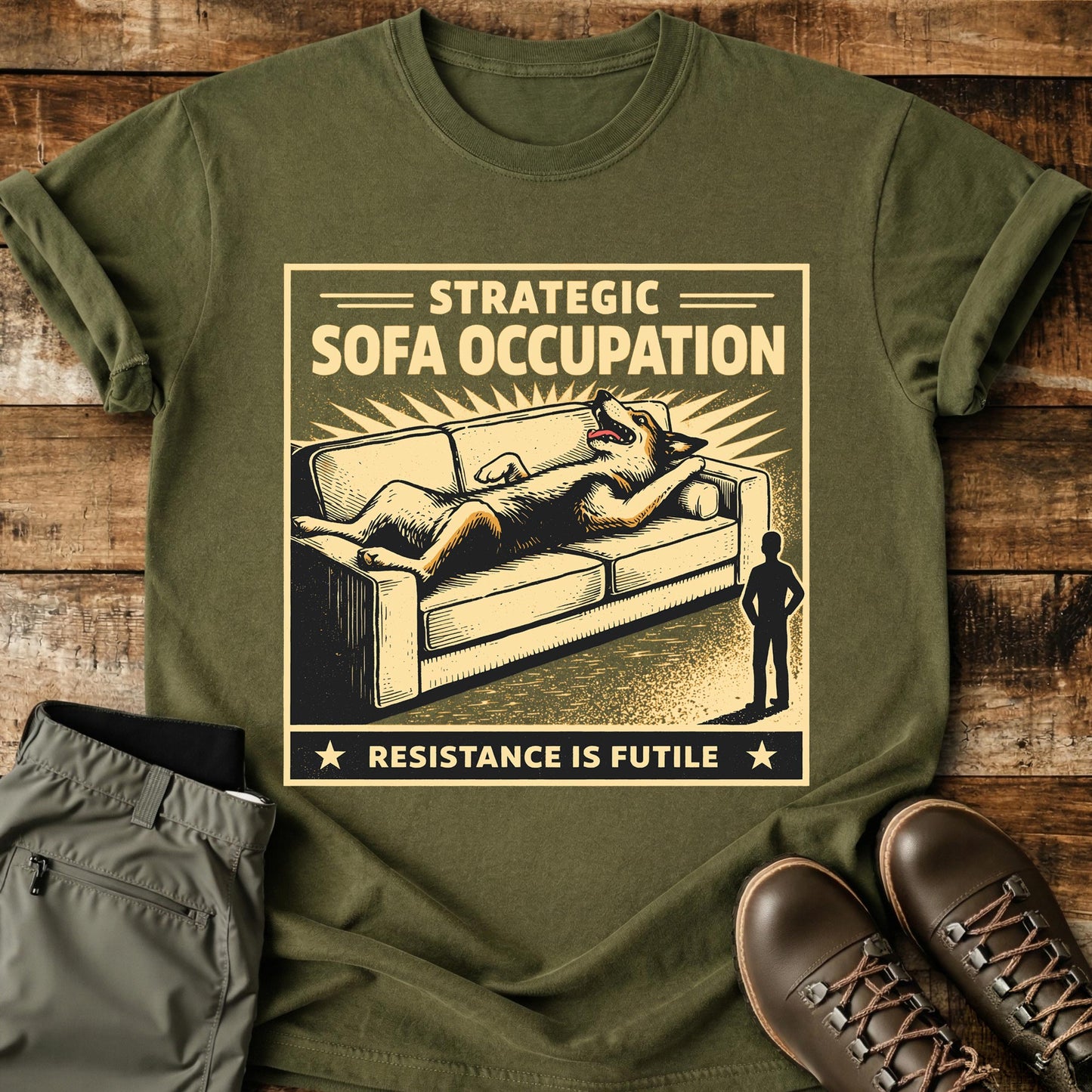 Strategic Sofa Occupation T-Shirt