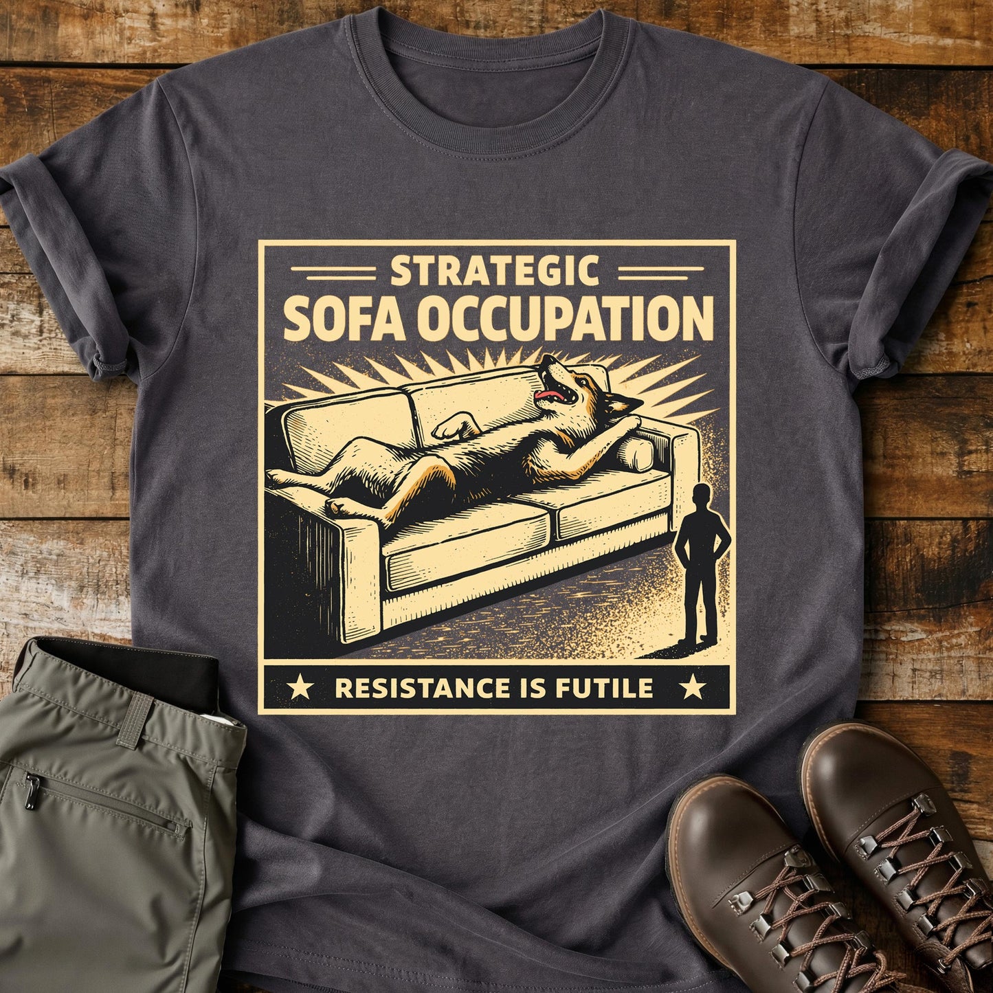 Strategic Sofa Occupation T-Shirt