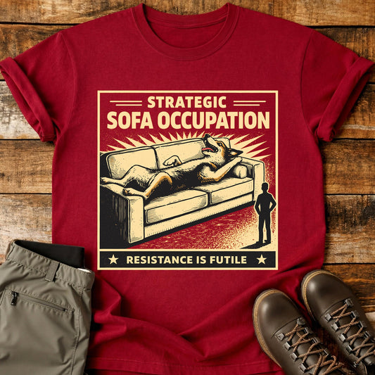 Strategic Sofa Occupation T-Shirt