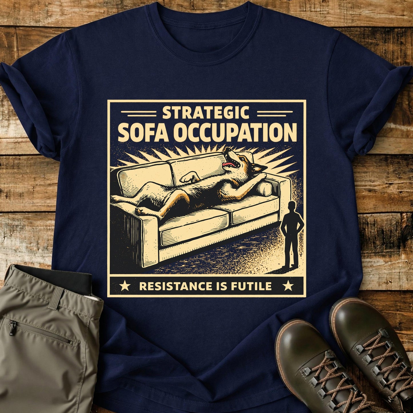 Strategic Sofa Occupation T-Shirt
