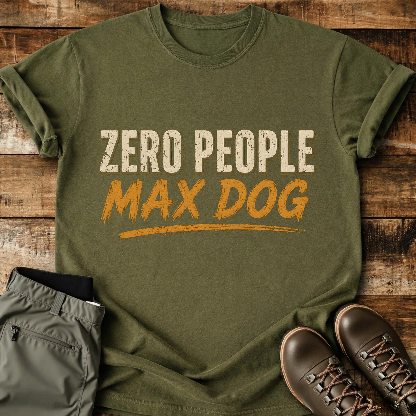 Zero People Max Dog T-Shirt