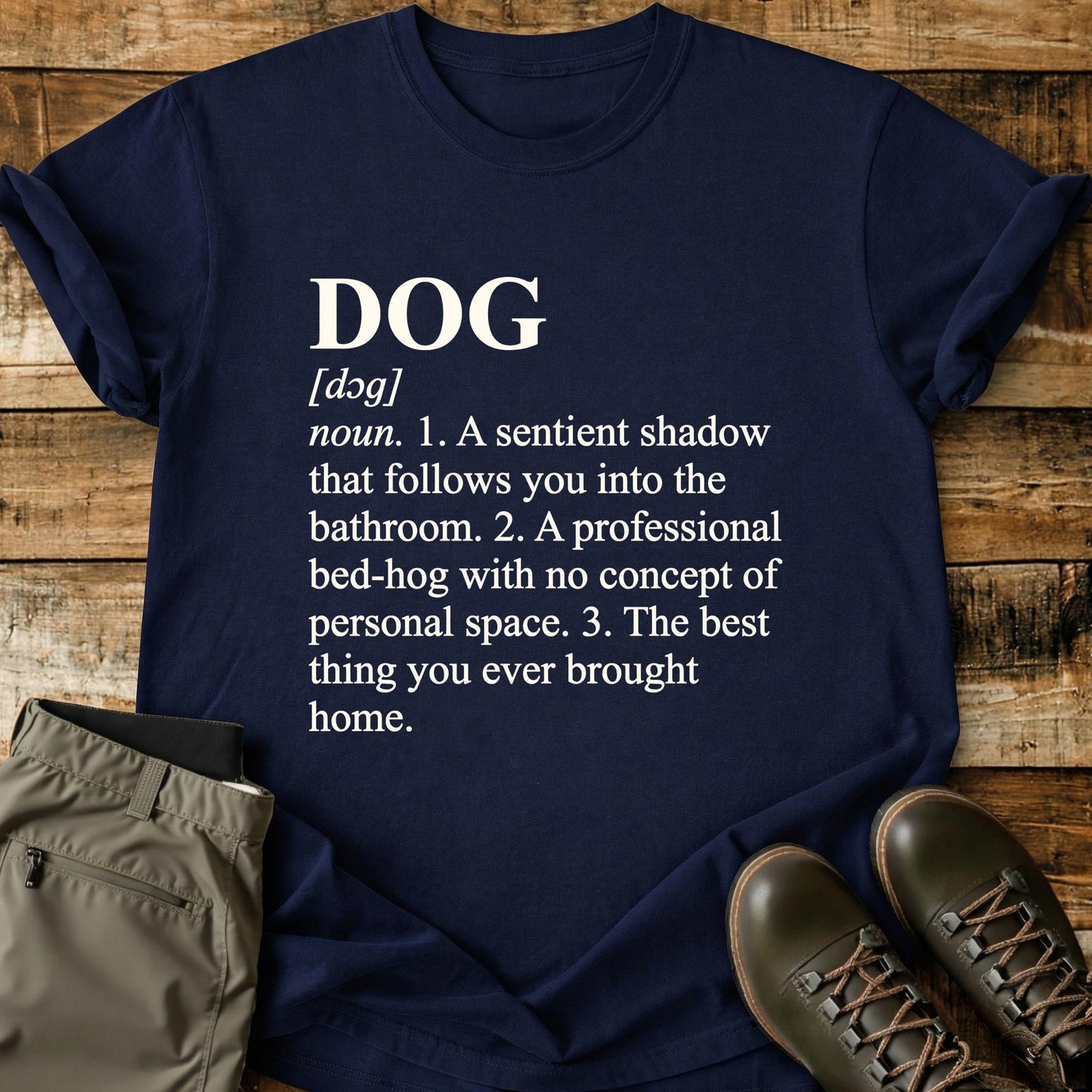 Dog Definition Long White T-Shirt